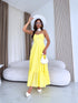 "SUNFLOWER" garā kleita 9289 - DZELTENA
